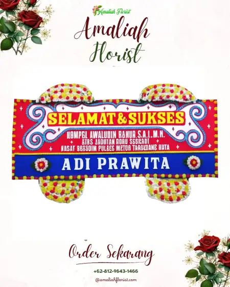 Papan Bunga Ucapan Selamat Talaga Warna