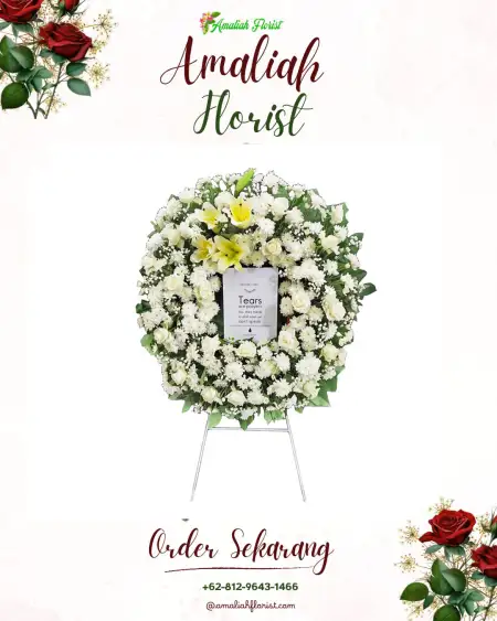 Krans Bunga Duka Talaga Warna