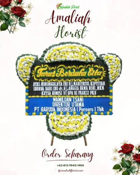 Papan Bunga Duka Talaga Warna